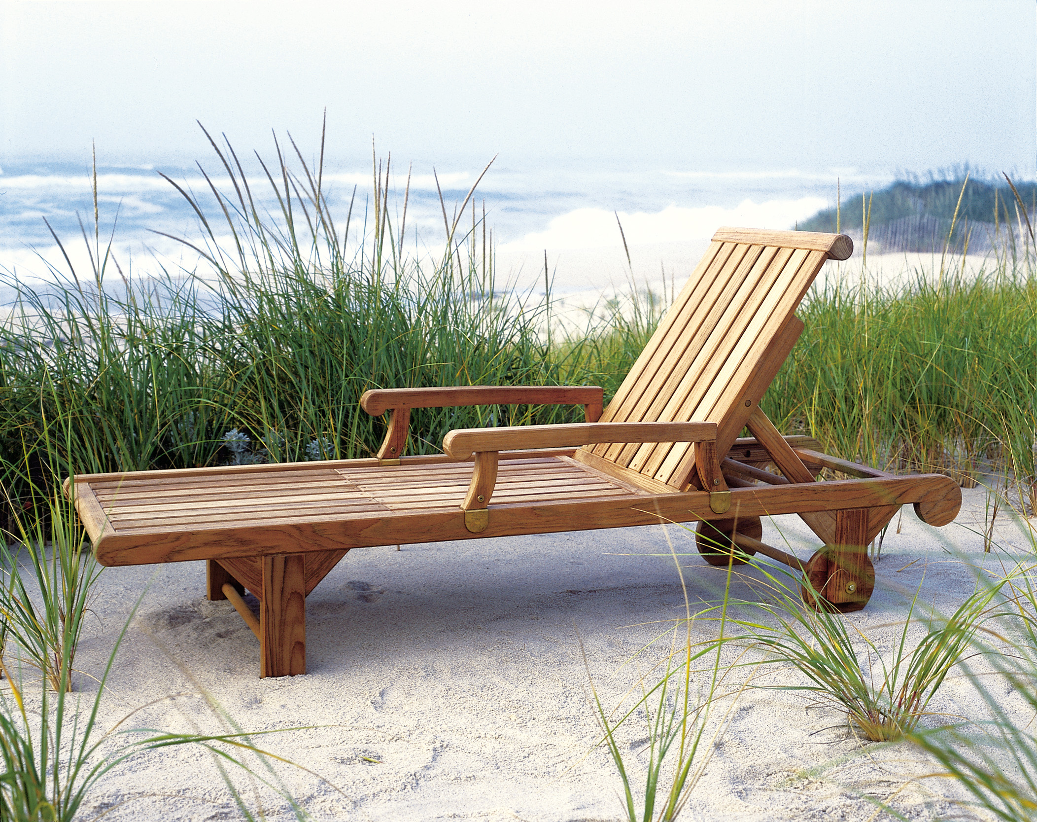 Teak Chaise Lounge