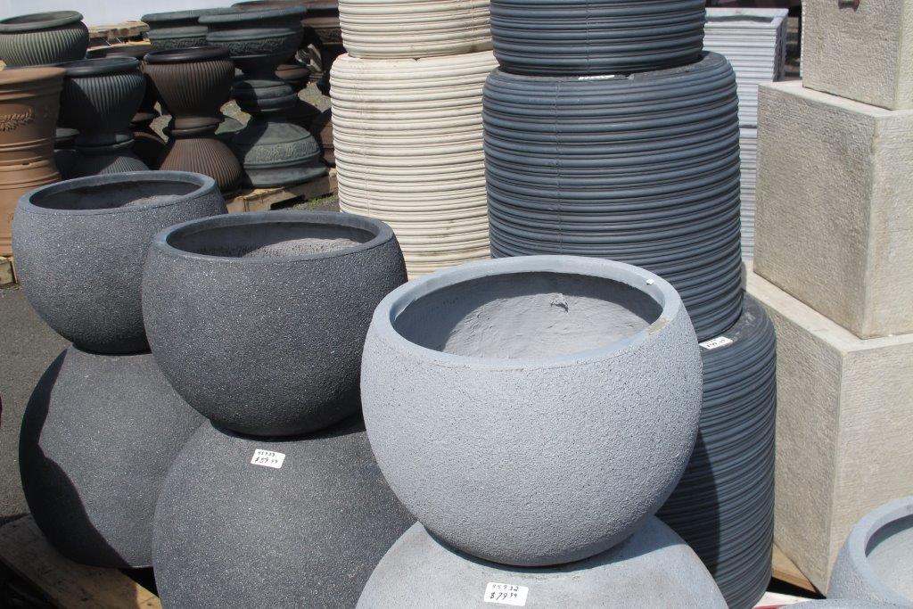 Grey Pots and Planters