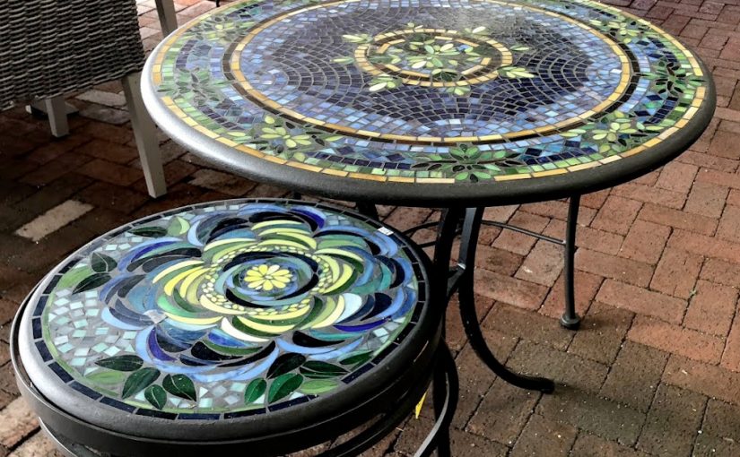 Mosaic End Tables Down to Earth Living