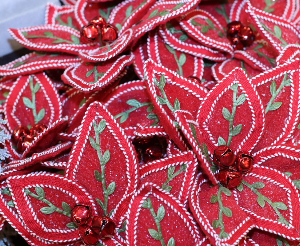 Poinsettia Ornaments