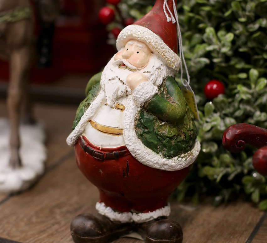 Jolly Santa Figurine