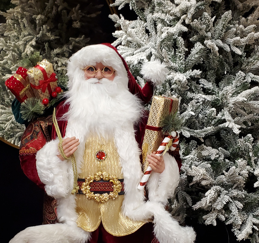Tall Santa Claus Figurine amongst our huge selection of Artificial Christmas Trees