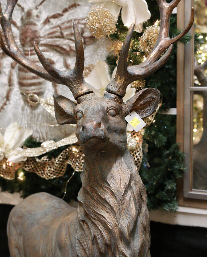 Large Christmas Reindeer Down to Earth Living