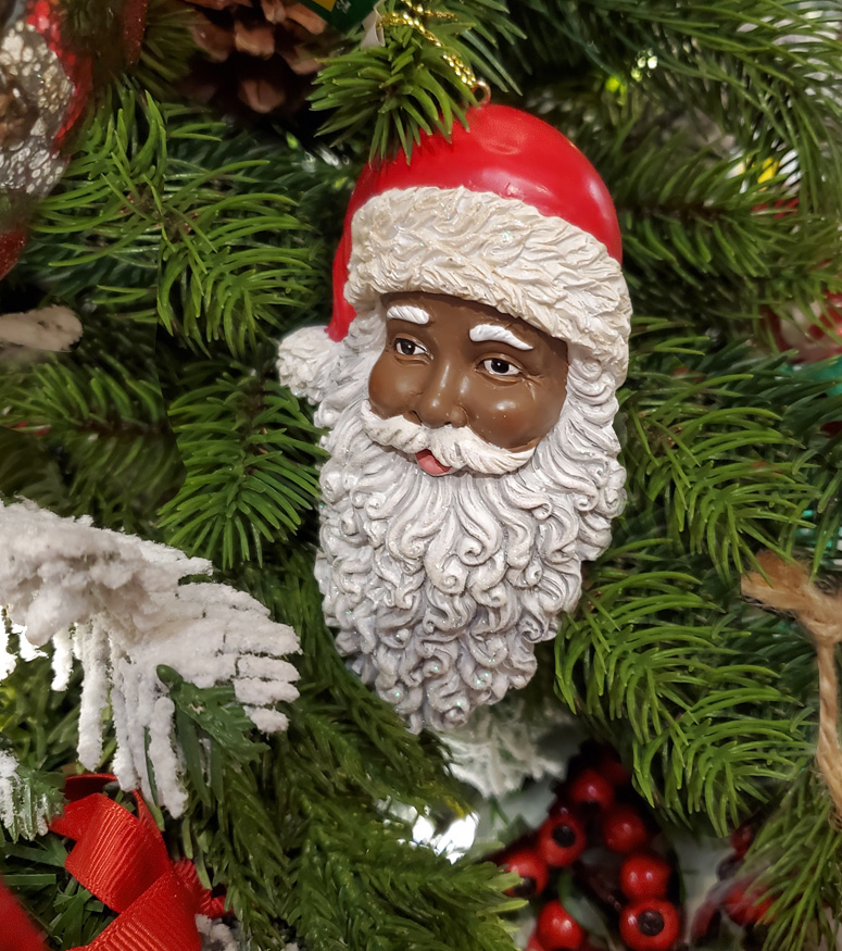 Jolly Santa Ornament