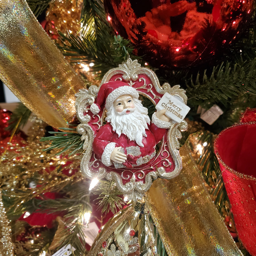 Santa Claus Christmas Tree Ornament