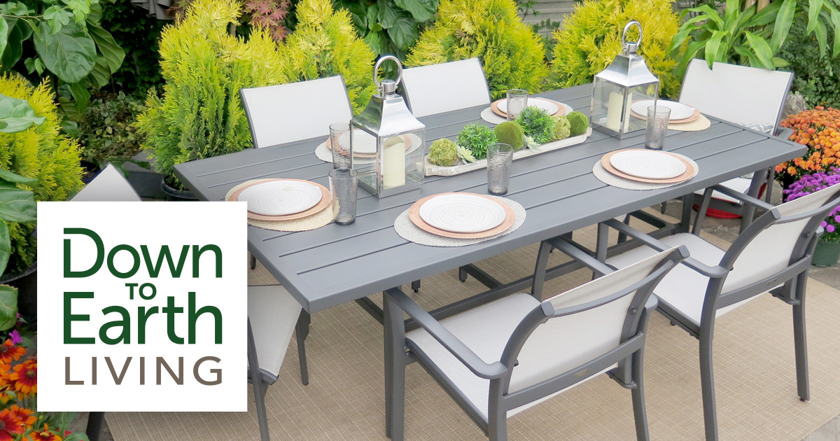 Outdoor Dining Sets – Down to Earth Living - Garden Center, Plant ...